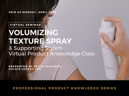 Stylist Community Series - Blow Dry Spray & Stylers